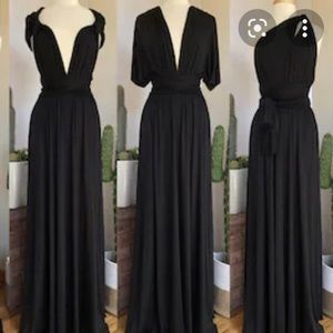 3 for $15!!- Black Infinity or “Convertible” Dress - One Size
